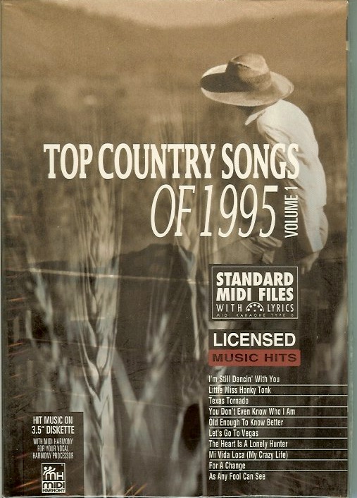 Tune 1000 Songs Top Country Songs 1995 Vol 1 3.5 Floppy Disk